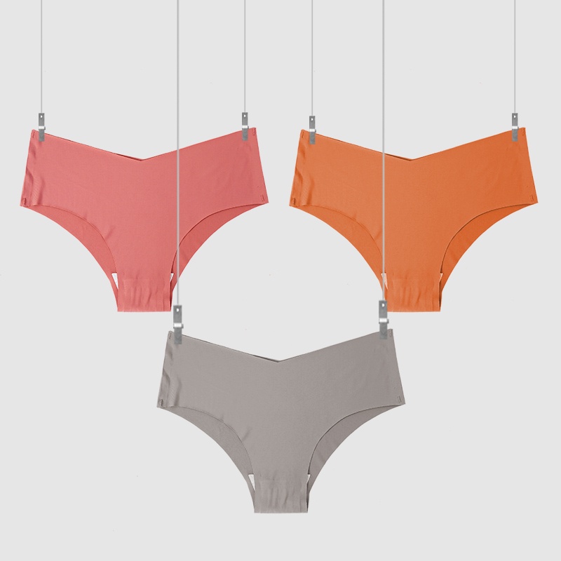 Set 3 quần lót ECMLN mềm mại không đường may quyến rũ cho nữ