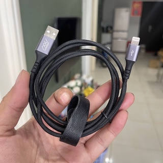 Cáp sạc bện nylon kevlar innostyle duraflex usb-a to mfi dài 1.5m
