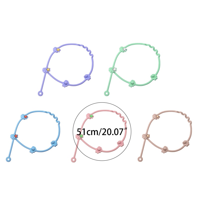 Giá Đỡ Đồ Chơi Bằng Silicon Gắn Xe Đẩy Em Bé Tiện Dụng