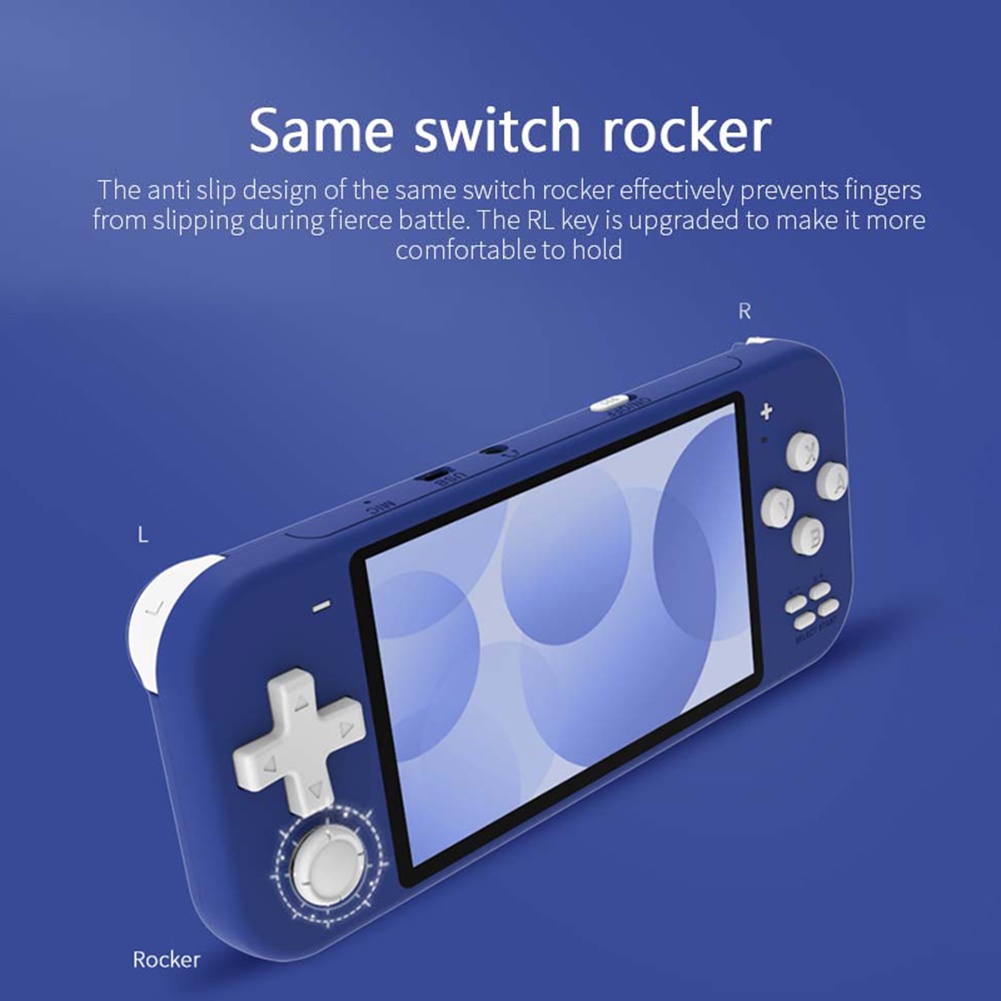 Máy chơi game cầm tay X20 Mini màn hình cỡ 4.3 inch dung lượng 8GB tải trước 1000 trò chơi hỗ trợ TV dễ mang theo