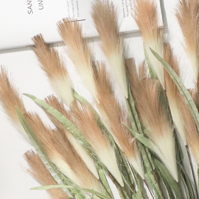 Set 3 Nhánh Lá Cây Nhân Tạo Tự Trang Trí Nhà Cửa / Tiệc Cưới / Năm Mới