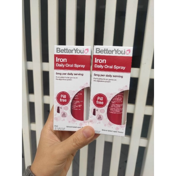 Sắt xịt Iron Gold Drops Better You Anh 25ml