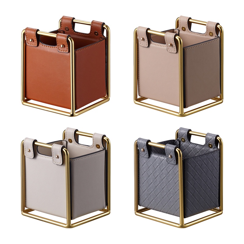 Hộp Da PU Đựng Điều Khiển Từ Xa Để Bàn Tiện Lợi