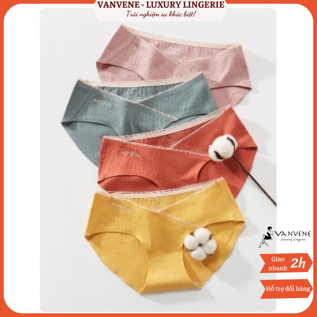 Quần Lót Cotton Kháng Khuẩn Giấu Viền Cạp Chéo P157