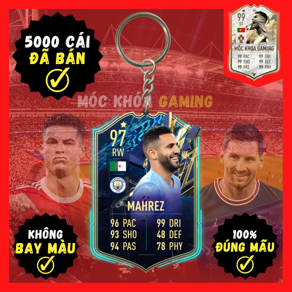 Móc Khóa Riah Mahrez TOTS 22