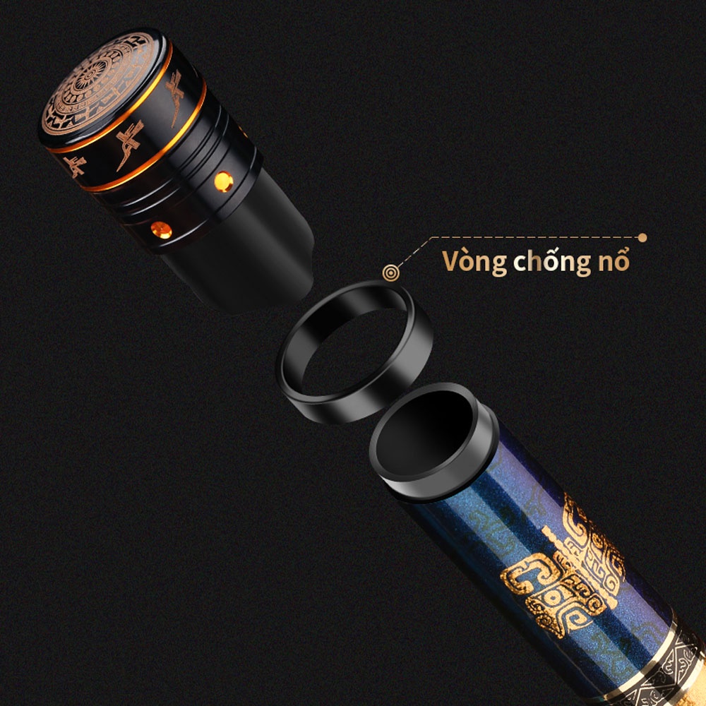 Cần Câu Tay Rice Fishing Phi Vân Long chuyên câu đài, câu tổng hợp săn hàng phân bố lực 28 CC-18
