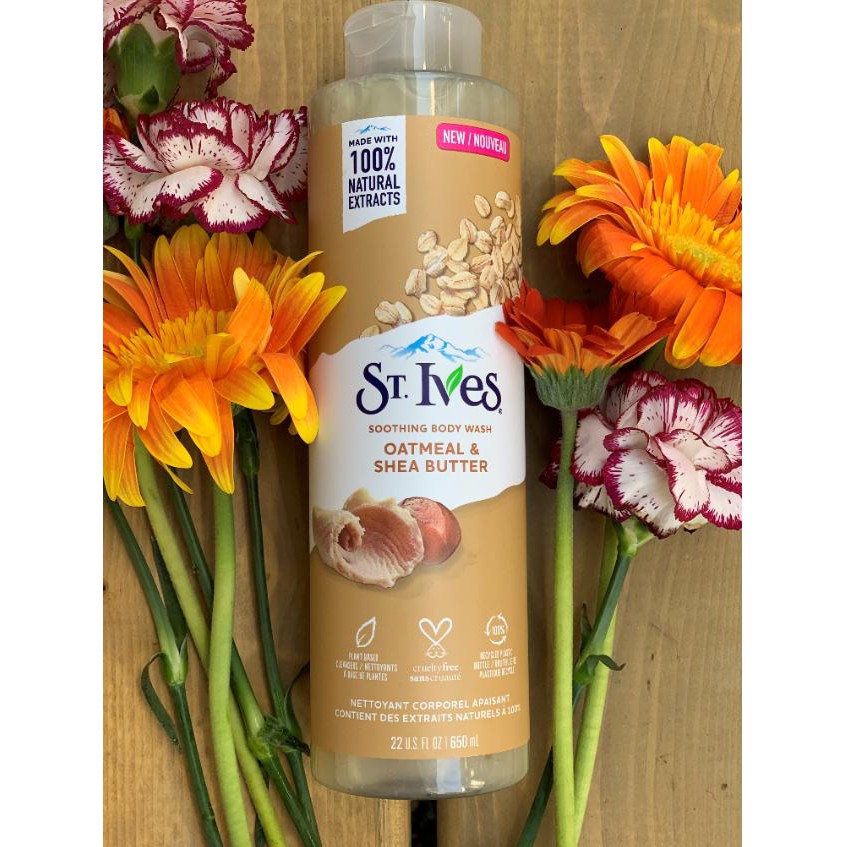 Sữa Tắm STIVES Yến Mạch và Bơ 650ml New 2021