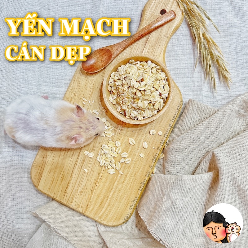 Yến mạch cán dẹp dành cho Hamster