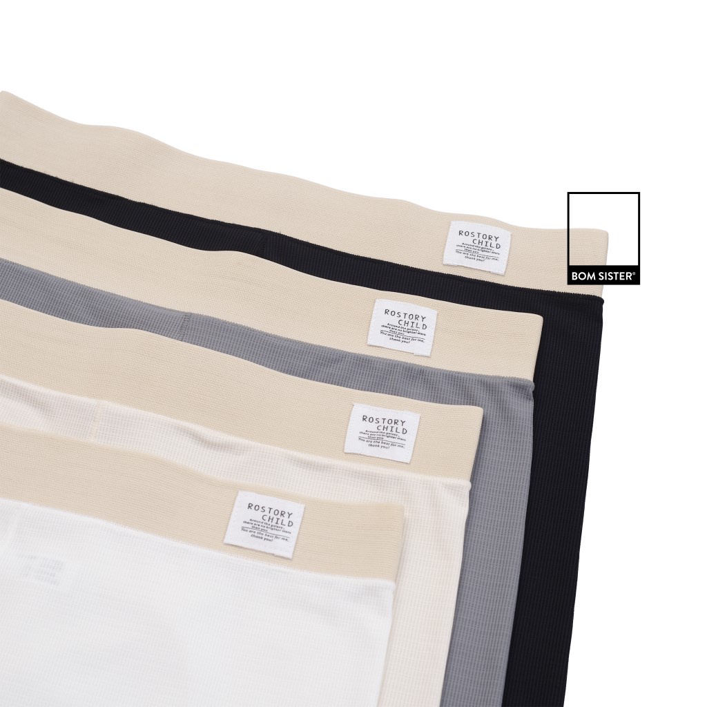 Quần đùi chống lộ thun cắt viền màu trơn BOM SISTER QD0C320