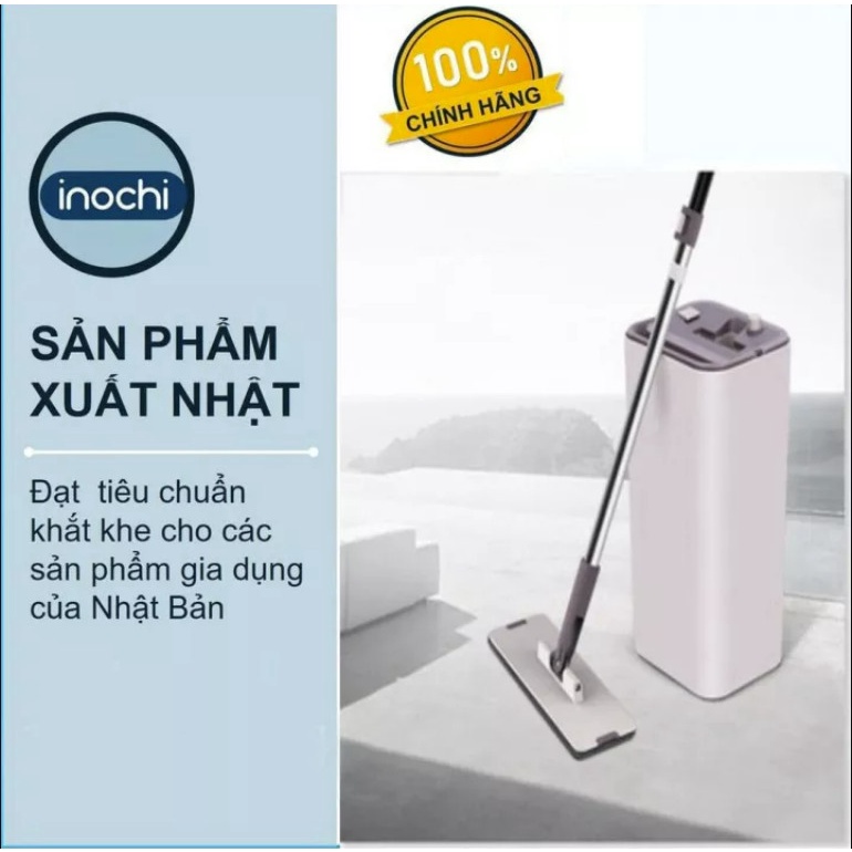 Cây lau nhà thông minh tự vắt Inochi - nhỏ gọn tiện lợi