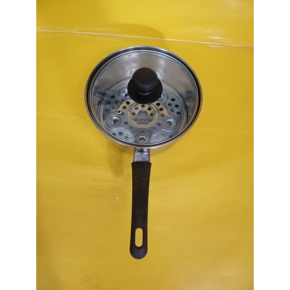 Quánh inox nội địa Nhật, size 20cm, cao 9cm (178), dùng được bếp từ