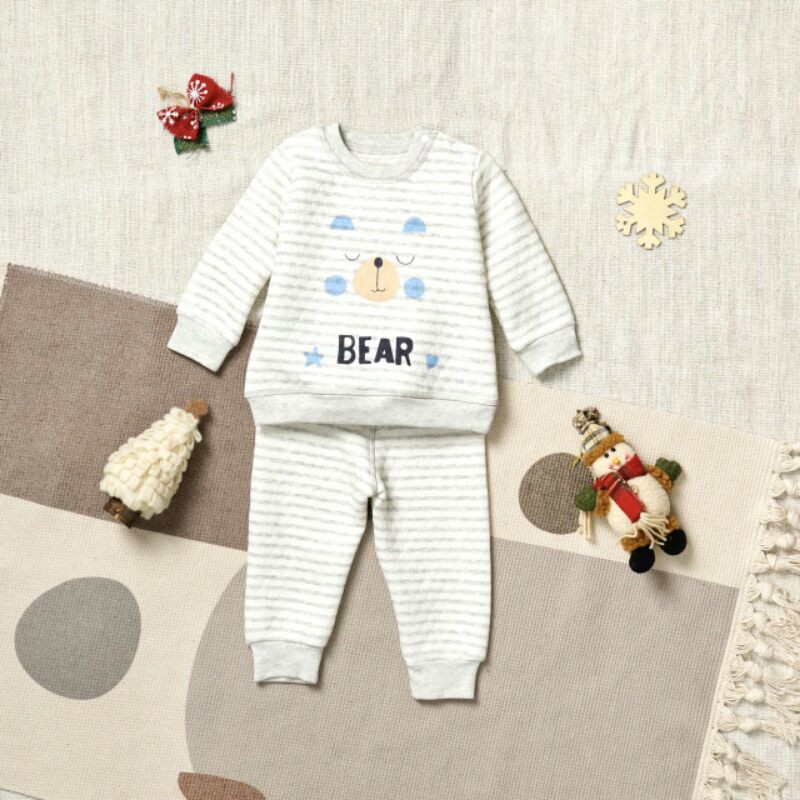 Bộ chần bông Moon cao cấp cho bé size 7-16kg