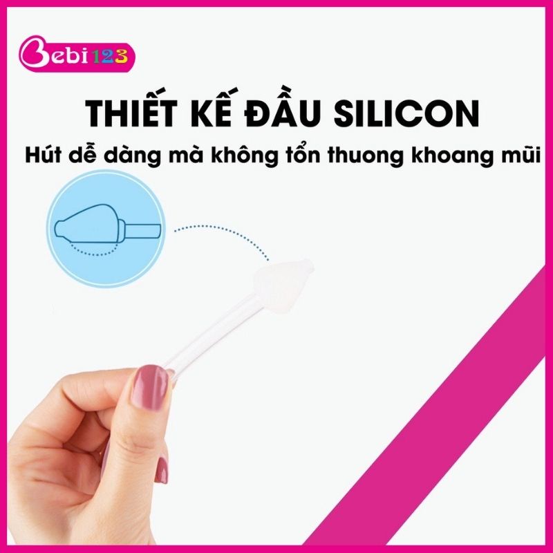 Hút Mũi Kichi Nhật Bản Silicon Đầu Mềm Cho Bé