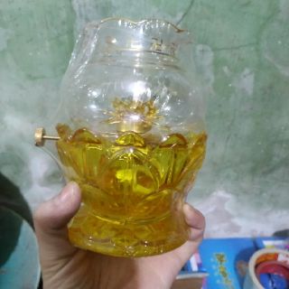 Đèn dầu kim sa thủy tinh cao cấp