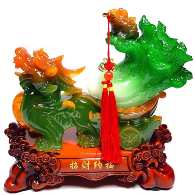 Tỳ hưu kéo bắp cải phong thuỷ chiêu tài hút lộc TTHKBC004