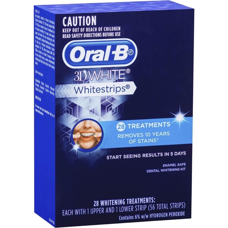 Miếng dán trắng răng Oral B