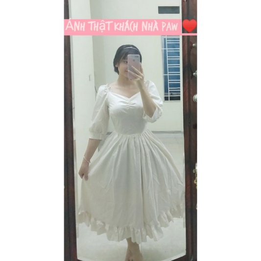 Váy babydoll công chúa ngọt ngào bồng bềnh Lolita cực dễ thương(có ảnh thật )