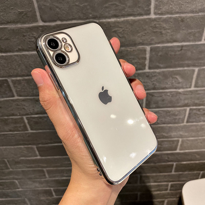 High Quality iPhone 12 11 Pro Mini XS MAX XR X 8 7 6s 6 Plus SE Phone Case Clear Soft Transparent Shockproof Back Cover Accessories iPhone Case