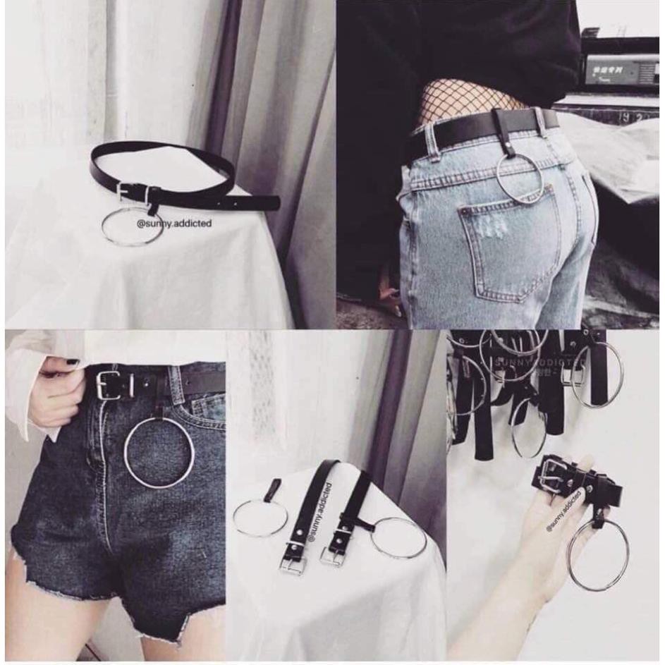 💥HOT SALE💥 Thắt Lưng Nữ, Dây Lưng Nữ, Dây Nịt Nữ Phối Dây Xích Chất Liệu Da PU Kèm Inox Sáng Bóng Bền Đẹp