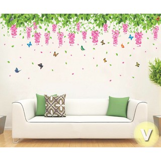 Decal dán tường Hoa ti gôn
