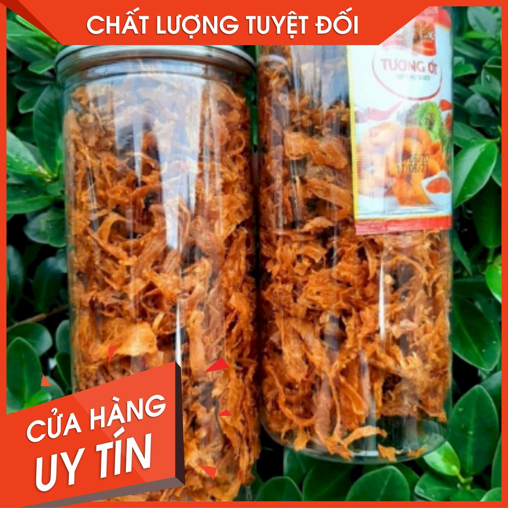 [ Deal Sốc Tặng 1 Cơm Cháy ] Mực Xé Tẩm Vị  Hũ 250gr Siêu Ngon Ăn Là Mê Ngay - Ăn Vặt 86