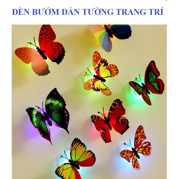 BƯỚM PHÁT QUANG DÁN TƯỜNG TRANG TRÍ