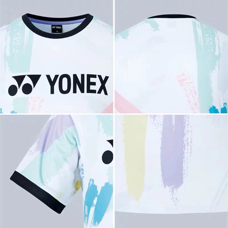 Bộ Đồ Thể Thao Cầu Lông Yonex Tay Ngắn Màu Trắng Thời Trang Mùa Hè 2022 Cho Nam Và Nữ