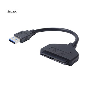 Cáp Chuyển Đổi Usb 3.0 Sang Sata 7+15 Pin Cho Ổ Cứng 2.5 Inch Hdd Laptop