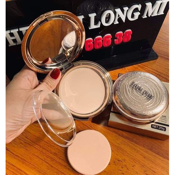 Phấn Phủ Kiềm Dầu - Kháng Nước & Siêu Mịn Sivanna Colors HF689 - Phấn Nén