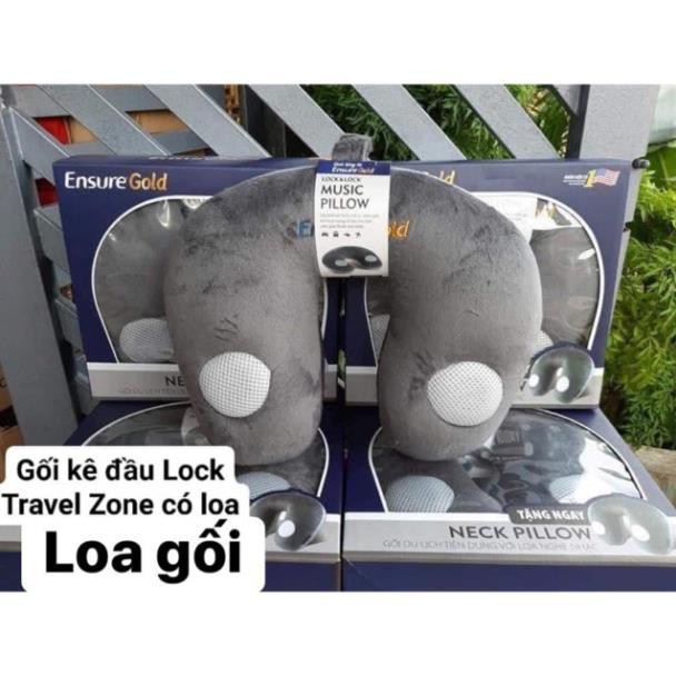 Gối kê cổ kèm loa nghe nhạc hiện đại Lock &amp; Lock