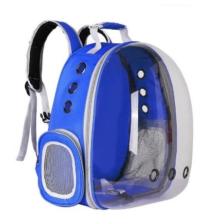 Balo trong suốt vận chuyển chó mèo (dành cho chó mèo dưới 7kg) túi vận chuyển dạng ba lô phi hành gia cho mèo