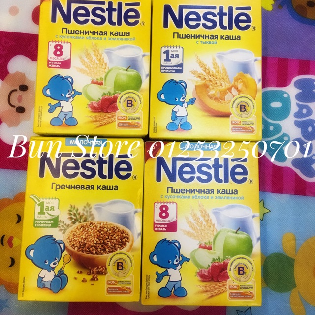 Bột ăn dặm nestle nga