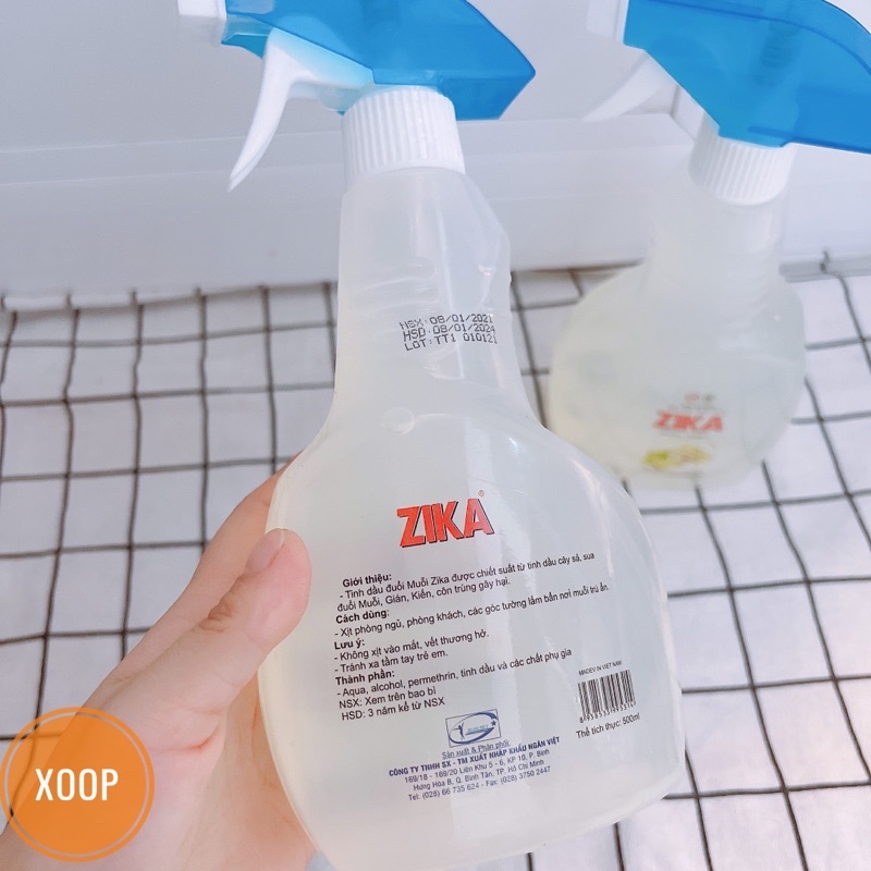 SALE !!! TINH DẦU ZIKA DIỆT MUỖI, CÔN TRÙNG GÂY HẠI (chai 500ml) (SP001974 )  SHOP PHÚC YẾN