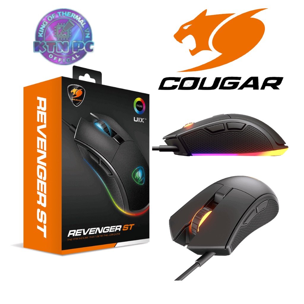 Chuột Cougar Revenger ST RGB - BH 12T (đổi mới 1 đổi 1)