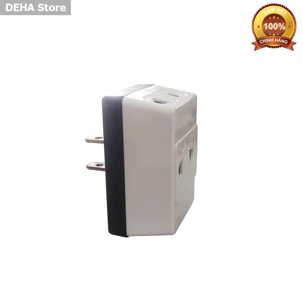 Ổ cắm nối chia 3 ngả, chân dẹt LIOA ON3NCD