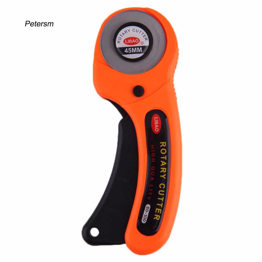 Dao lăn 45mm cắt vải / da / giấy bằng thép không gỉ chất lượng cao