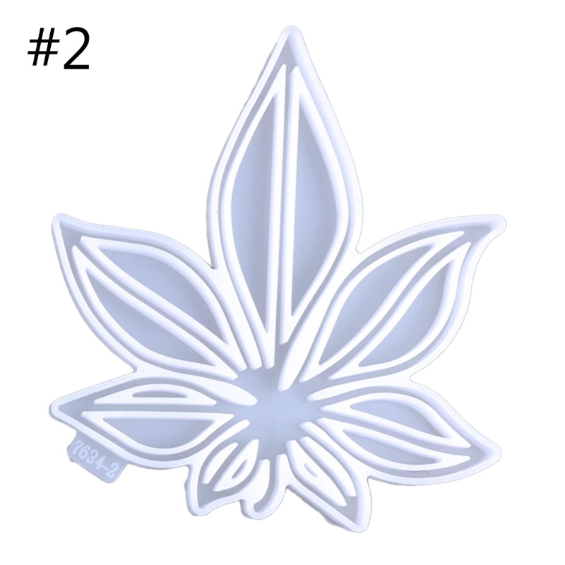 Sa Khuôn Silicone Làm Bánh Hình Chiếc Lá DIY