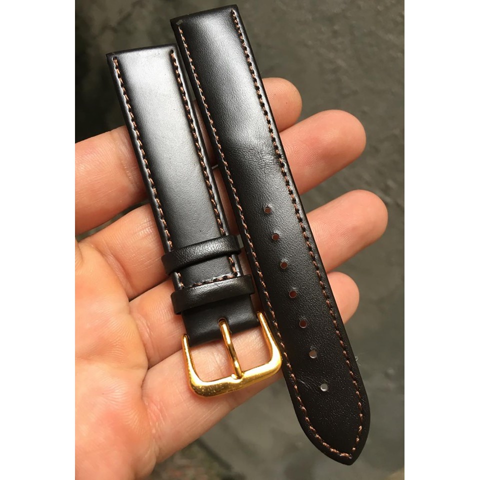 Dây da đồng hồ nam da trơn  kích thước 18mm,20mm,22mm | BigBuy360 - bigbuy360.vn