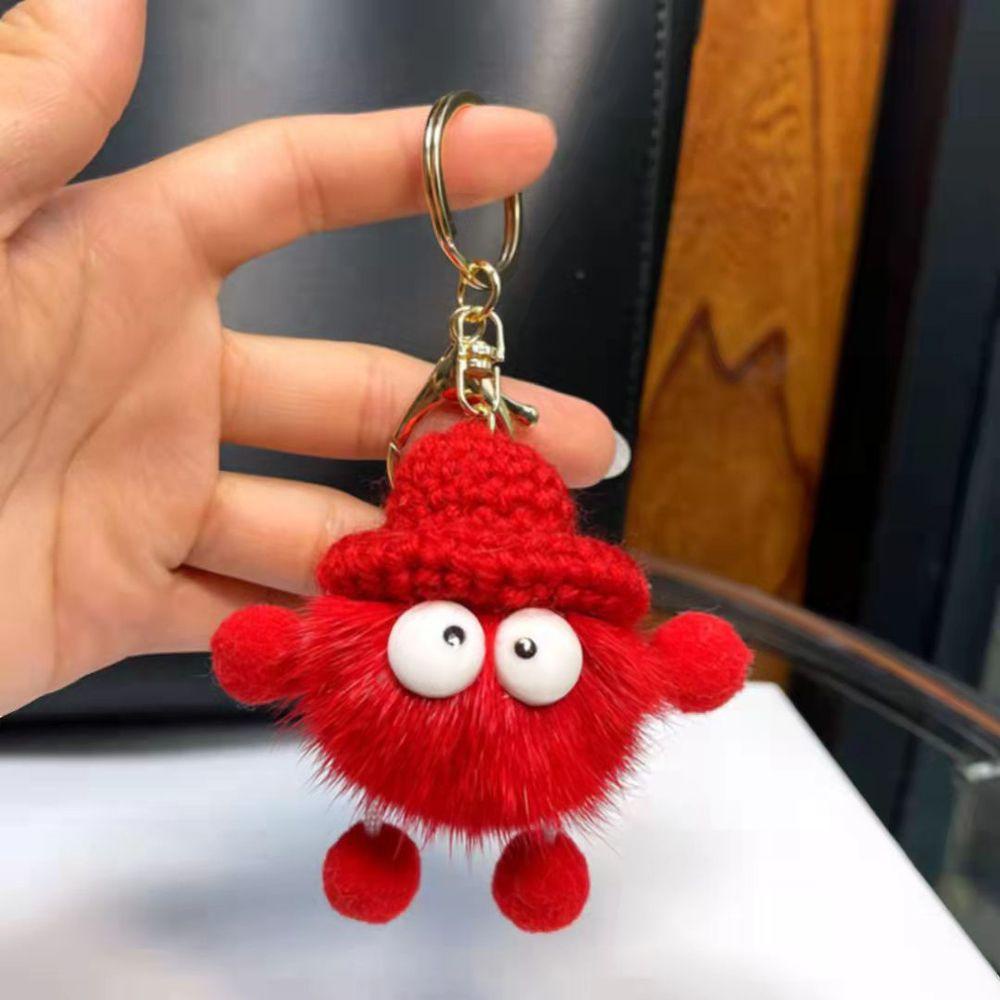 Darnell Móc Khóa Dây Lông Chồn Nhỏ Xinh Đáng Yêu Trang Trí Ba Lô / Túi Xách / Móc Khóa Làm Quà Tặng Cho Bé