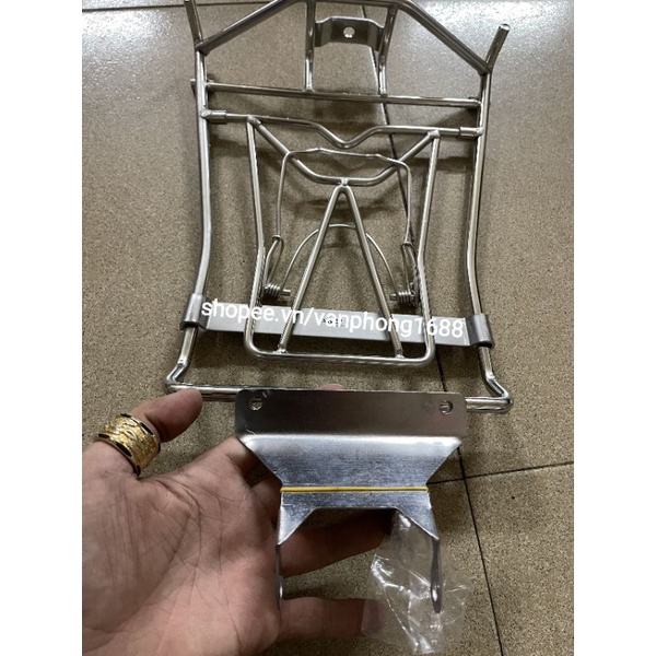 Baga AB160-125-150 AirBlade 2020->2023 Xi Titan/Xi 7 Màu/Sơn Đen/INOX Pát Bắt Yên Xe