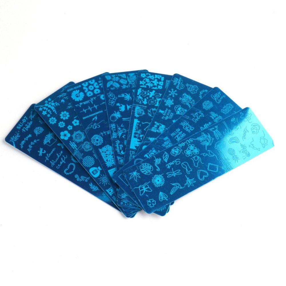 Khuôn Trang Trí Móng Tay Nghệ Thuật Hình Cây Cối Dành Cho Salon