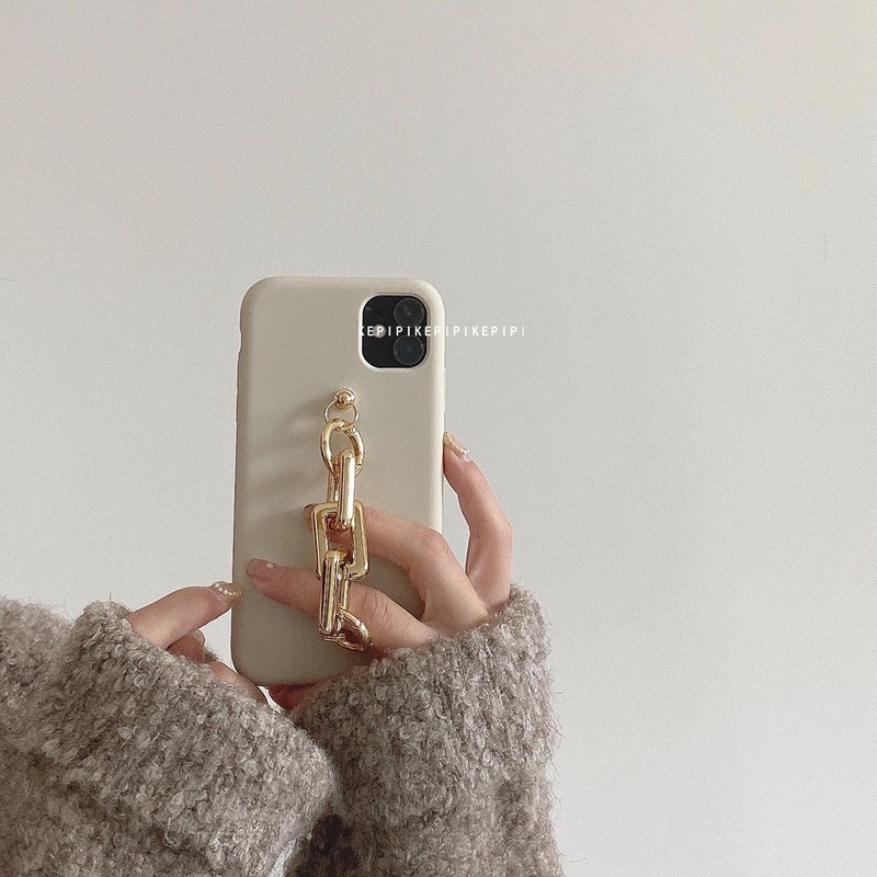 Ốp điện thoại vòng đeo tay chất lỏng màu trắng cổ xưa phong cách Hàn Quốc cho Apple 11promax | BigBuy360 - bigbuy360.vn