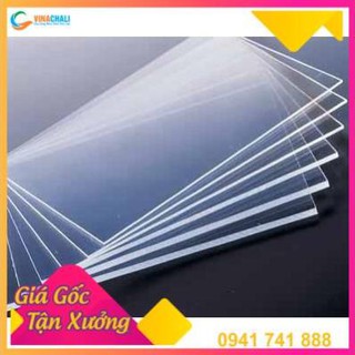 Mica trong suốt 30cm x 40cm Dày 3mm (A3) Đài loan