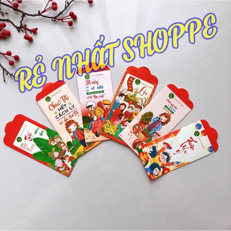 Combo 10 Bao Lì Xì Tết 2022 (LƯU Ý: LÌ XÌ NÀY CÓ LOGO CỦA SHOP FAMILY86)