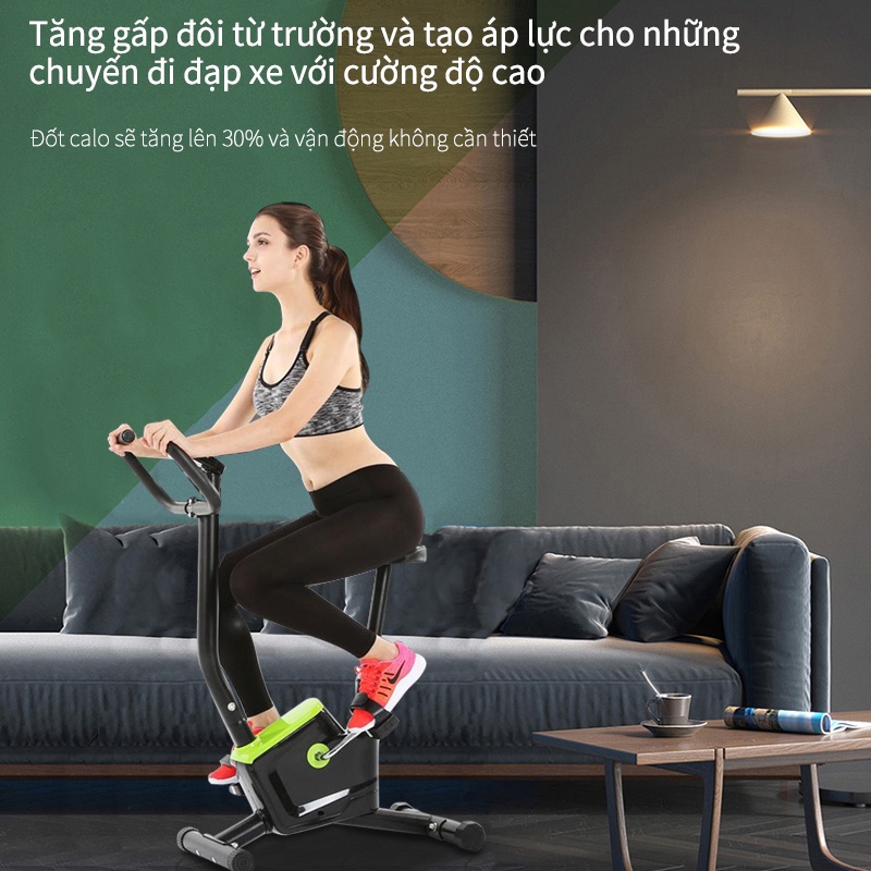 Xe đạp tập thể dục thể thao gym tại nhà  Dụng cụ thể thao tại nhà sự thích hợptốc độ + calo + uãng đường-Bảo hành