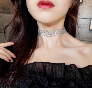 Vòng đeo cổ Choker kim sa