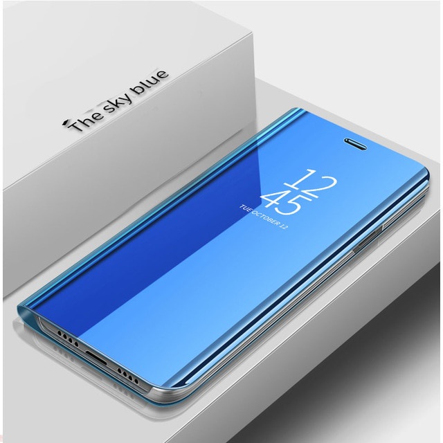 Vỏ bao da điện thoại nắp lật tráng gương kiêm giá đỡ cho samsung galaxy note 20 note20 ultra 5g 2020 6.7'' 6.9''