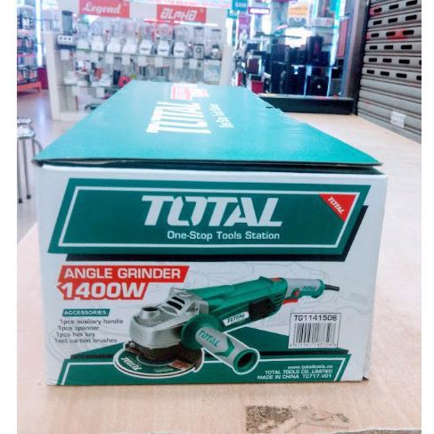 MÁY MÀI GÓC 150MM TOTAL TG1141506 [CHÍNH HÃNG] MÁY CẮT SẮT CẦM TAY TOTAL 1400W [RẺ] MÁY MÀI GÓC KIM LOẠI DCA INGCO