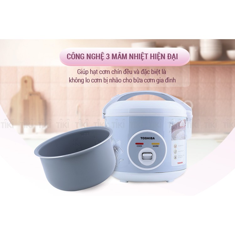 Nồi Cơm Điện CƠ TOSHIBA RC-10JFM(H)VN 1L | BigBuy360 - bigbuy360.vn