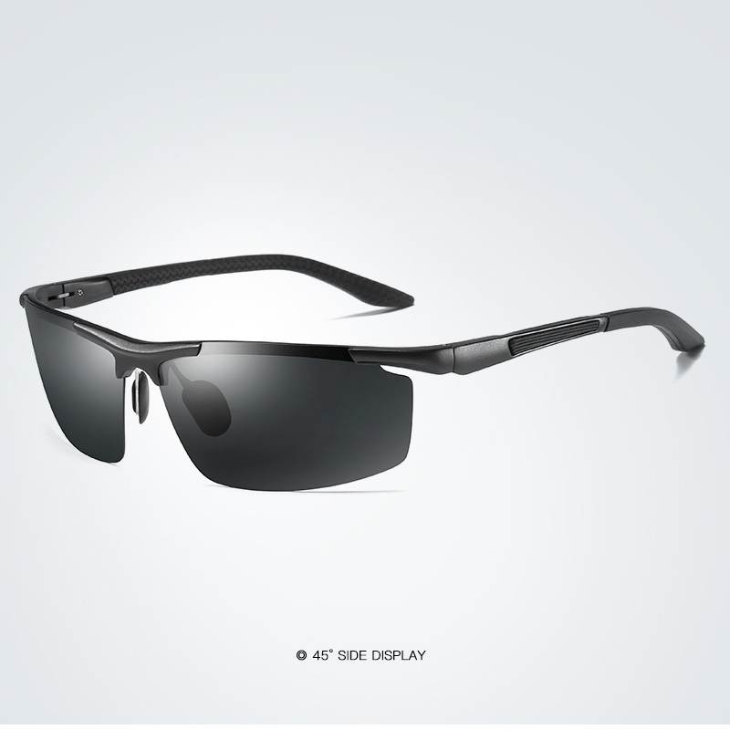 Men's sunglasses/aluminum magnesium/outdoor glasses/sunglasses/sunglasses/cycling/polarized glasses/HD sports glasses